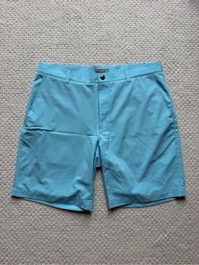 Peter Millar Crown Sport Shorts - 35 - lightblue